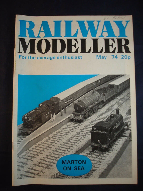 1 - Railway modeller - May 1974 - Contents page shown in photos