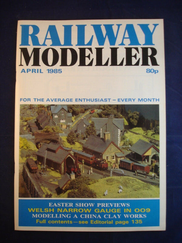 1 - Railway modeller - April 1985 - Contents page shown in photos