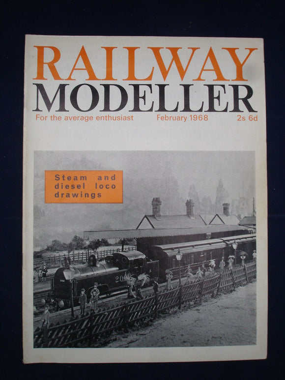 1 - Railway modeller - Feb 1968 - Contents page shown in photos