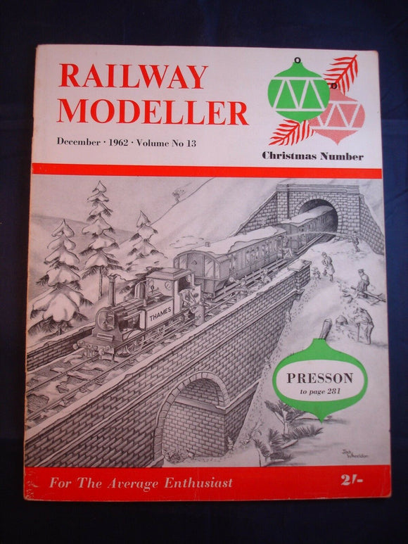 1 - Railway modeller - December 1962 - Contents page shown in photos
