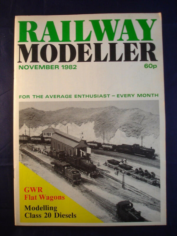 1 - Railway modeller - November 1982 - Contents page shown in photos