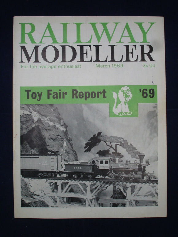 1 - Railway modeller - Mar 1969 -  Contents page shown in photos