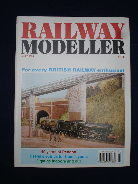 1 - Railway modeller - July 1994 - Contents page shown in photos