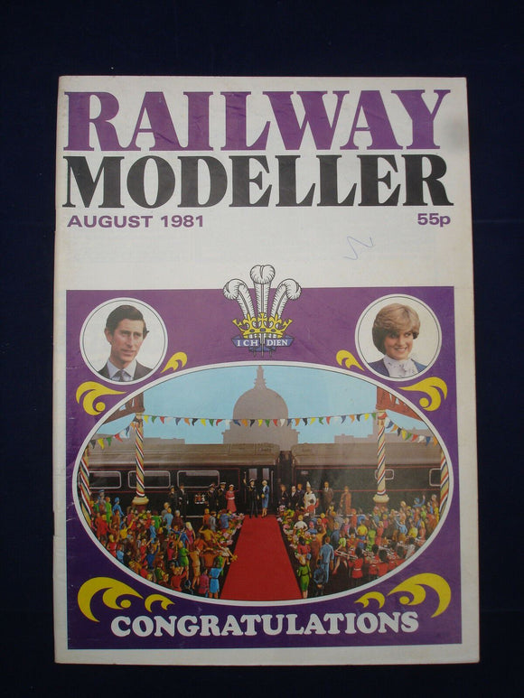 1 - Railway modeller - Aug 1981 - Contents page shown in photos