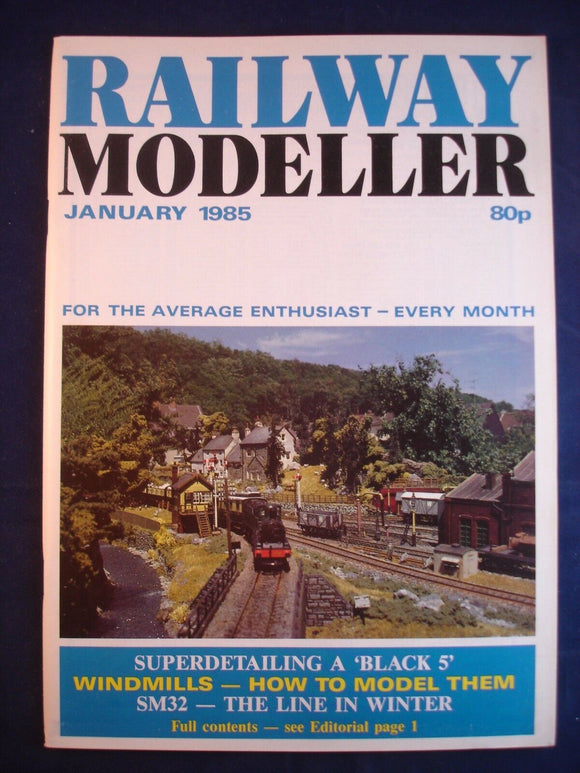 1 - Railway modeller - January 1985 - Contents page shown in photos