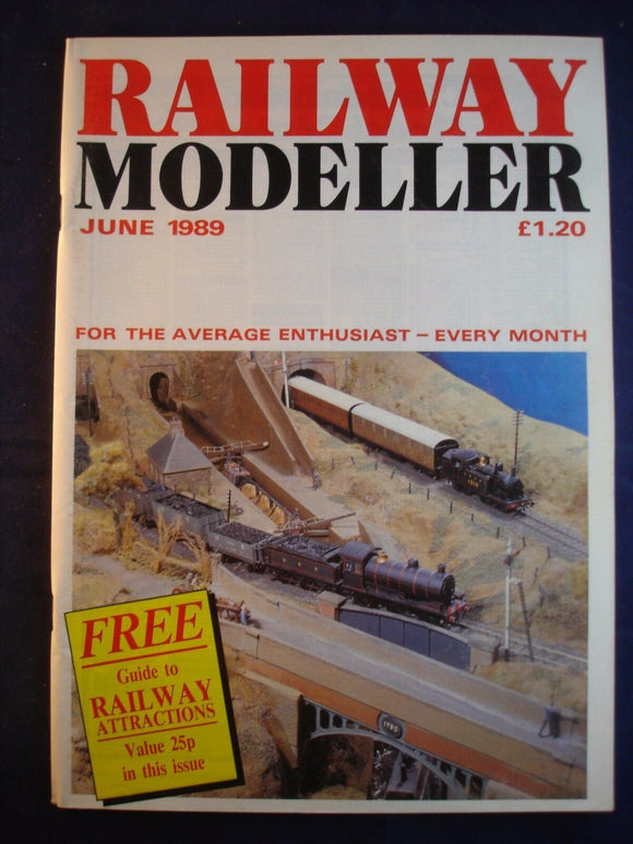 1 - Railway modeller - June 1989 - Contents page shown in photos
