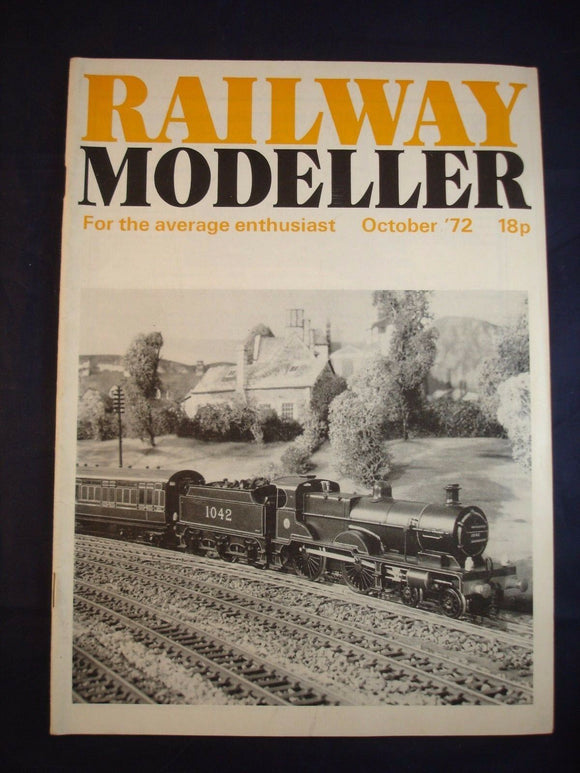 1 - Railway modeller - October 1972 - Contents page shown in photos