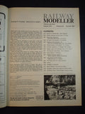 1 - Railway modeller - August 1971 - Contents page shown in photos