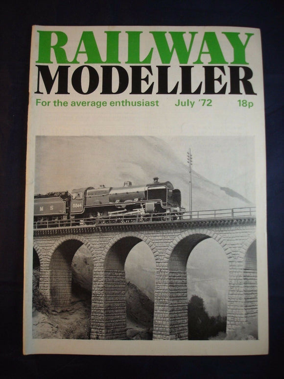 1 - Railway modeller - July 1972 - Contents page shown in photos