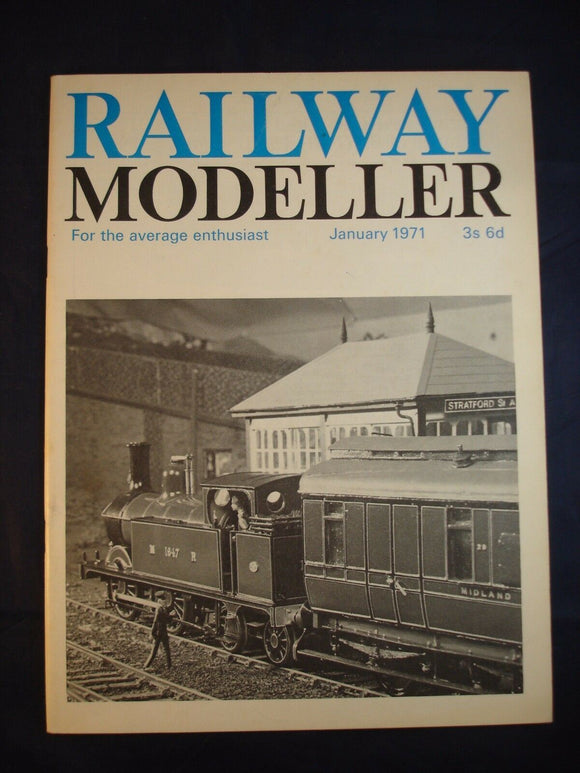 1 - Railway modeller - January 1971 - Contents page shown in photos