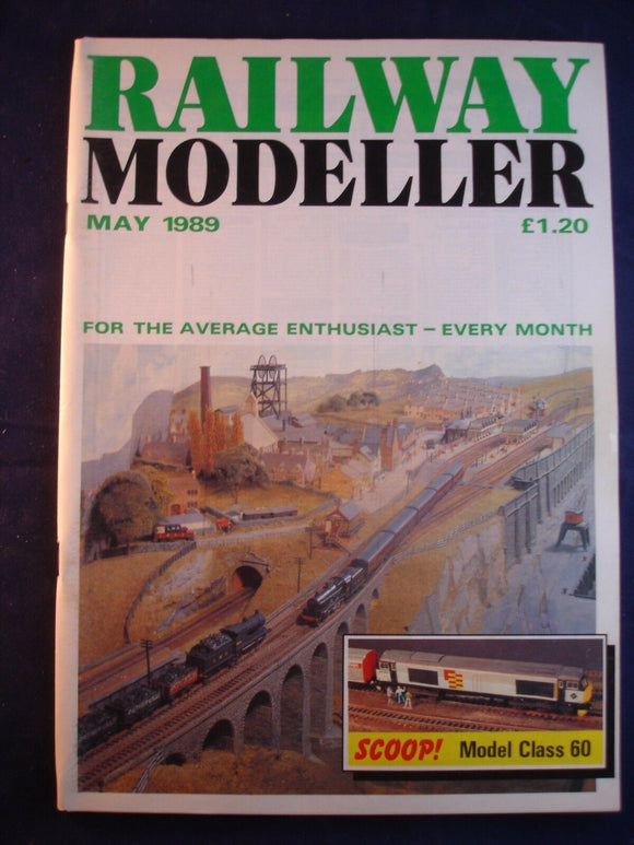 1 - Railway modeller - May 1989 - Contents page shown in photos