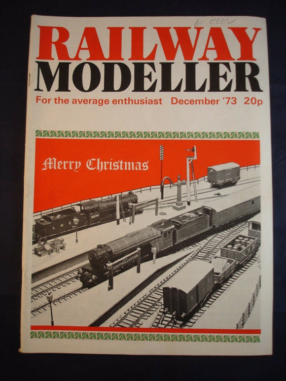 1 - Railway modeller - December 1973 - Contents page shown in photos