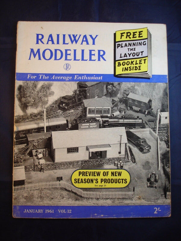 1 - Railway modeller - January 1961 - Contents page shown in photos