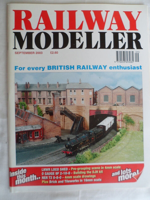 Railway modeller - September 2003 -  North Eastern T2 0-8-0 scale drawings