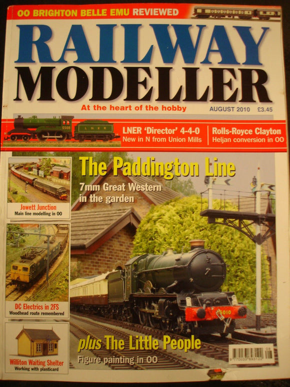 Railway Modeller Aug 2010 Jowett, Paddington line, williton shelter