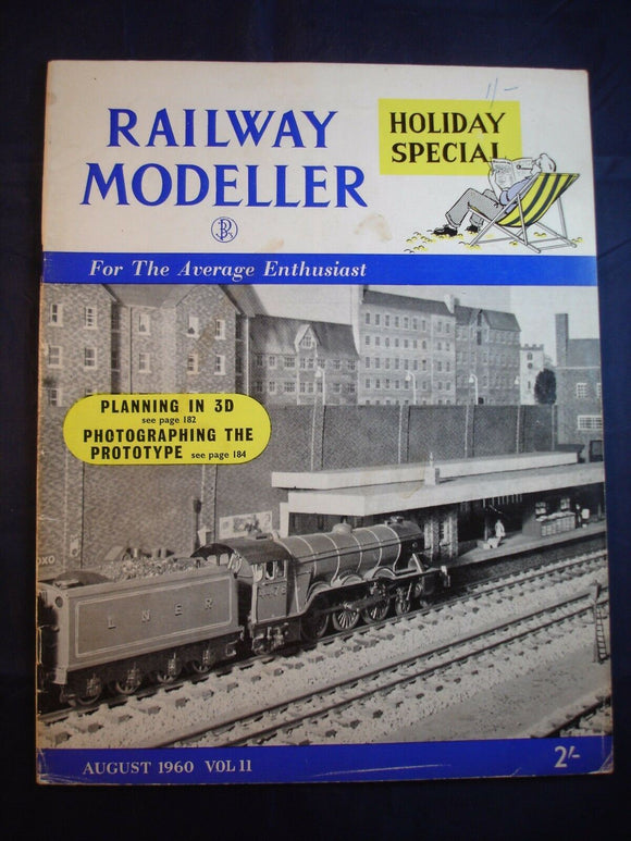 1 - Railway modeller - August 1960 - Contents page shown in photos