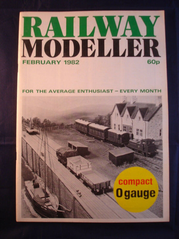 1 - Railway modeller - February 1982 - Contents page shown in photos