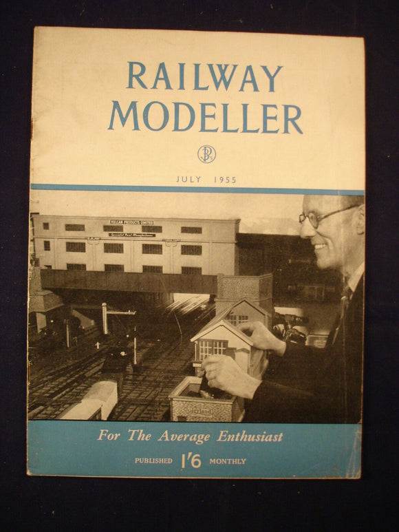 2 -  Railway Modeller - July 1955 - Contents page shown in photos