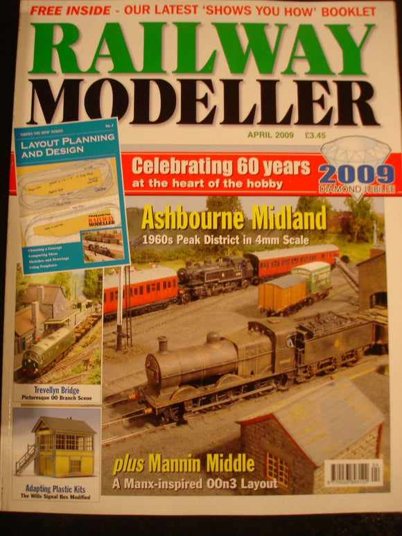 Railway Modeller April 2009 Ashbourne, Trevellyn bridge, adapting plastic kits
