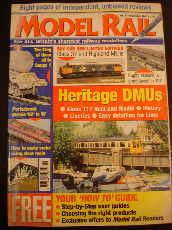 Model Rail Magazine Nov 2003 - How to make water with clear resin
