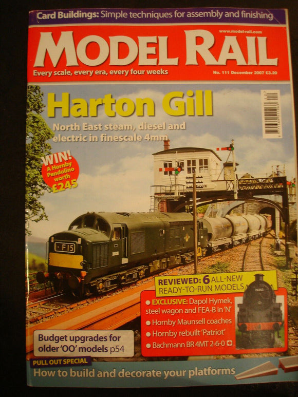 Model Rail Magazine Dec 2007 How to build and decorate platforms