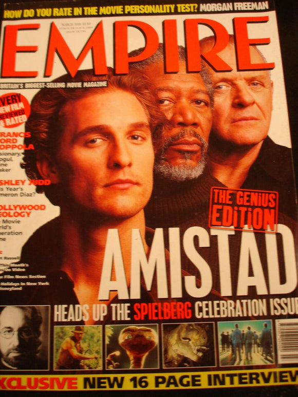 Empire Magazine film Issue 105 March 1998 Spielberg Celebration issue
