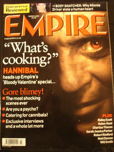 Empire Magazine film Issue 141 Mar 2000 Hannibal, Minnie Driver, Will Smith,