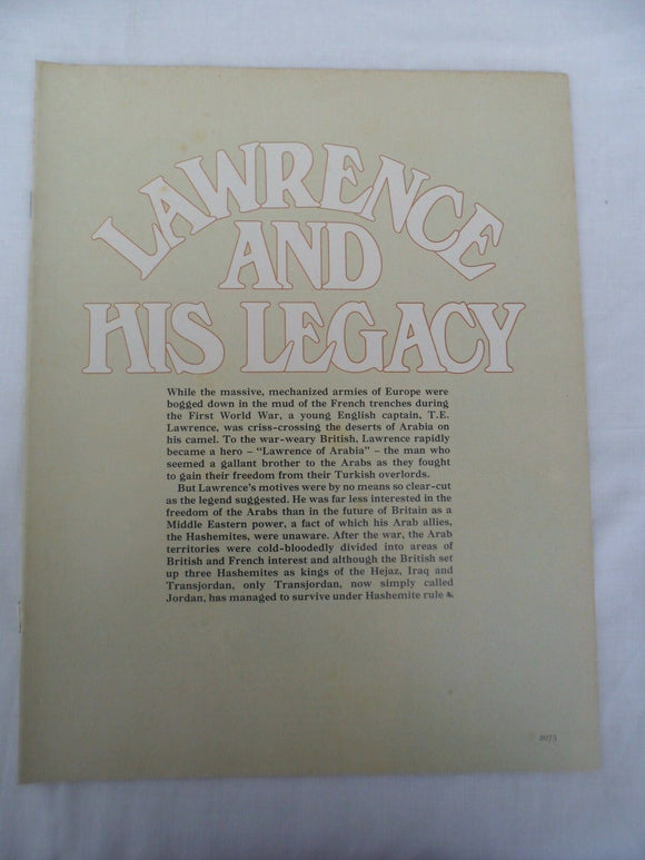 The British Empire - Partwork 75 - Lawrence and his legacy - (Vol 6)