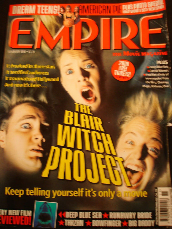 Empire Magazine film Issue 125 Nov 1999 Blair witch project