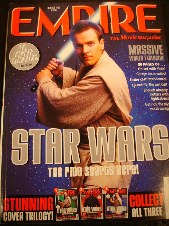 Empire Magazine film Issue 122 Aug 1999 Star Wars Obi Wan Cover