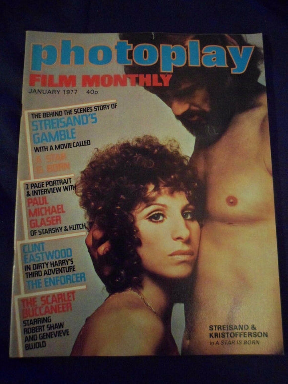 Vintage Photoplay Magazine - January 1977 - Glaser - Kristofferson - Eastwood