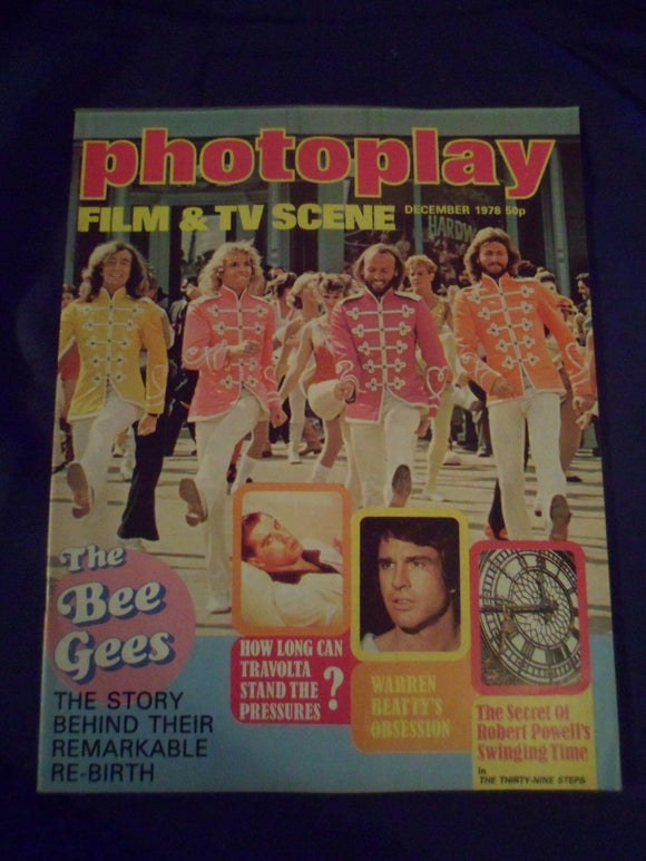 Vintage Photoplay Magazine - December 1978 - The Bee Gees