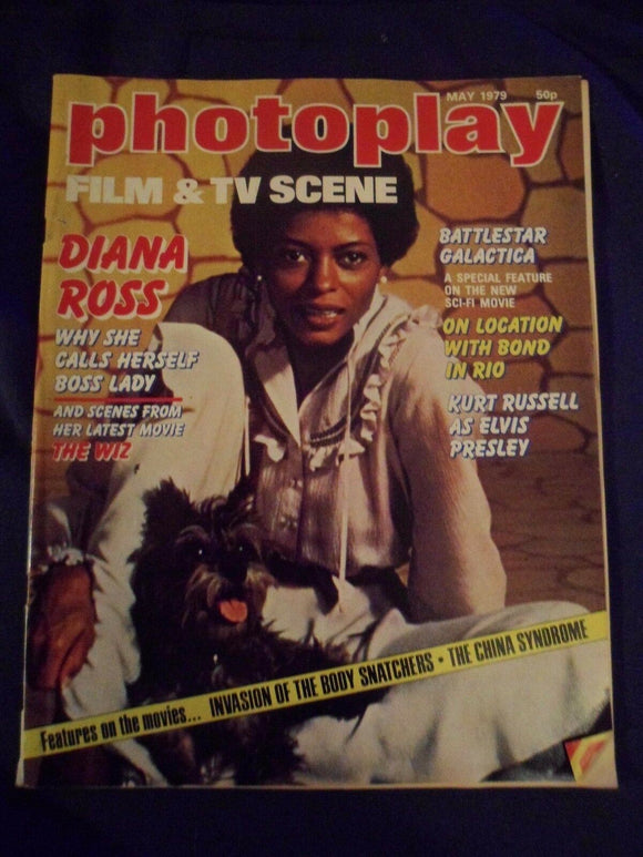 Vintage Photoplay Magazine - May 1979 - Diana Ross - Battlestar Galactica
