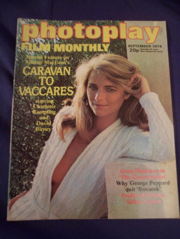 Vintage Photoplay Magazine - September 1974 - Charlotte Rampling