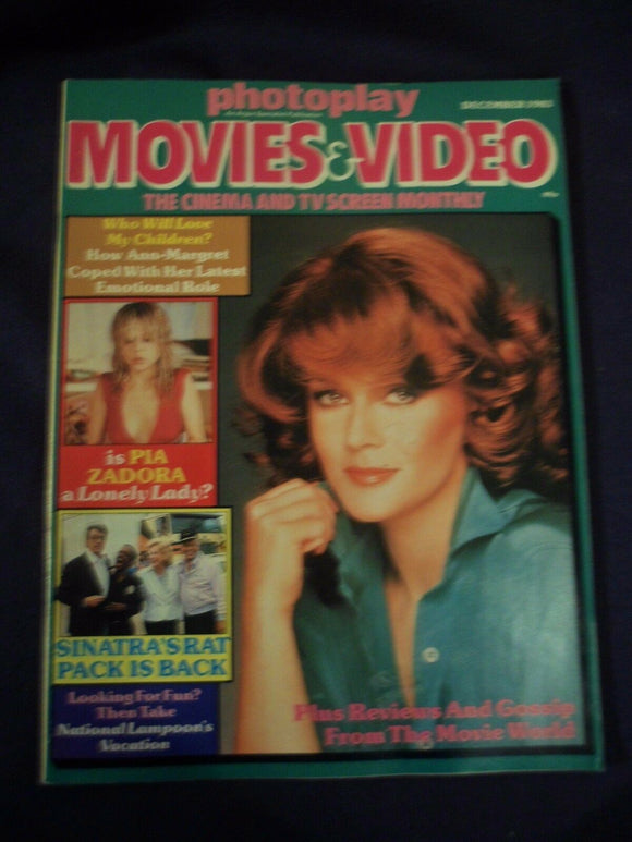 Vintage Photoplay Magazine - December 1983 - Sinatra's rat pack