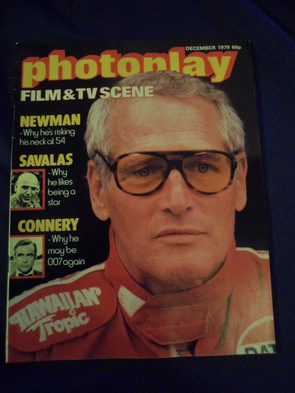 Vintage Photoplay Magazine - December 1979 = Newman - Savalas - Connery