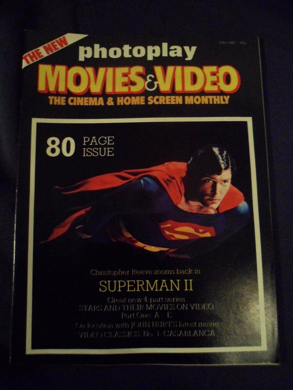 Vintage Photoplay Magazine - May 1981 - Superman 2