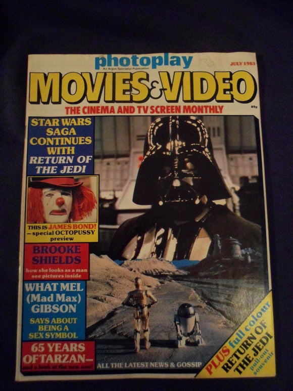 Vintage Photoplay Magazine - July 1983 - Return of the Jedi