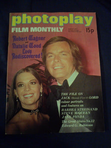 Vintage Photoplay Magazine - August 1972 -  Robert Wagner - Edward G. Robinson