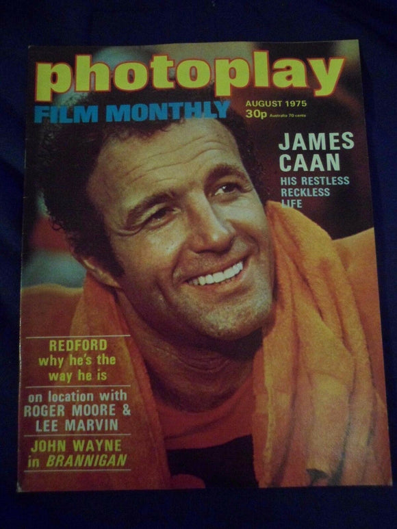 Vintage Photoplay Magazine - August 1975 - James Caan - Brannigan