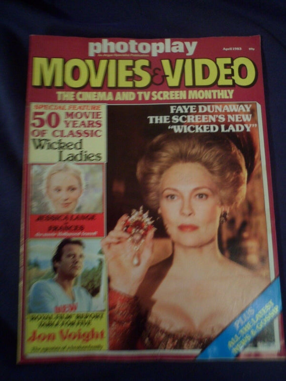 Vintage Photoplay Magazine - April 1983 - Dunaway - Voight