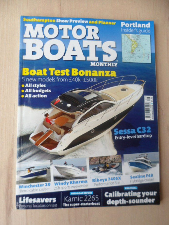 Motor Boats monthly - September 2012 - Sessa C32 - Sealine F48