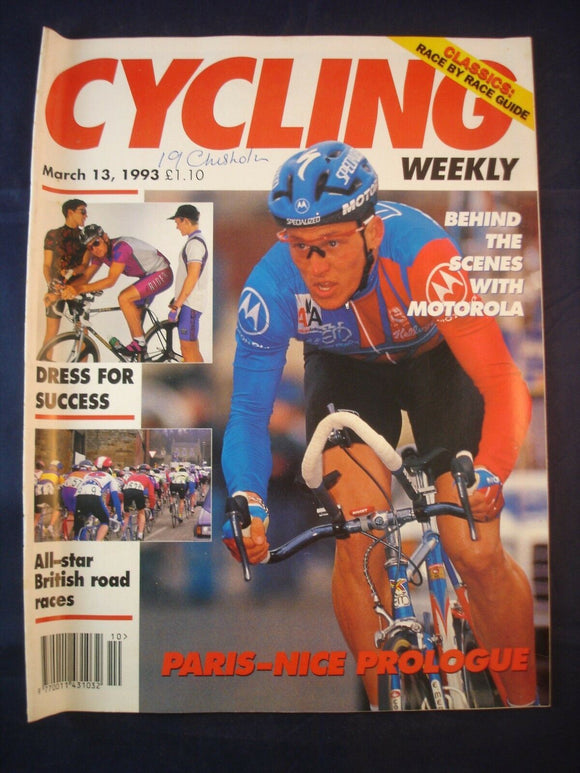 Vintage - Cycling Weekly  - 13 March 1993 - Birthday gift for the Cyclist