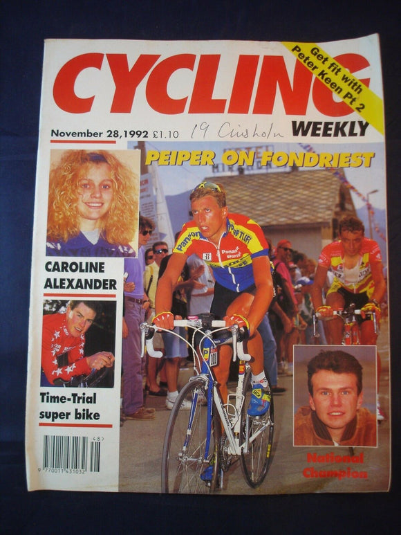 Vintage - Cycling Weekly  - 28 November 1992 - Birthday gift for the Cyclist
