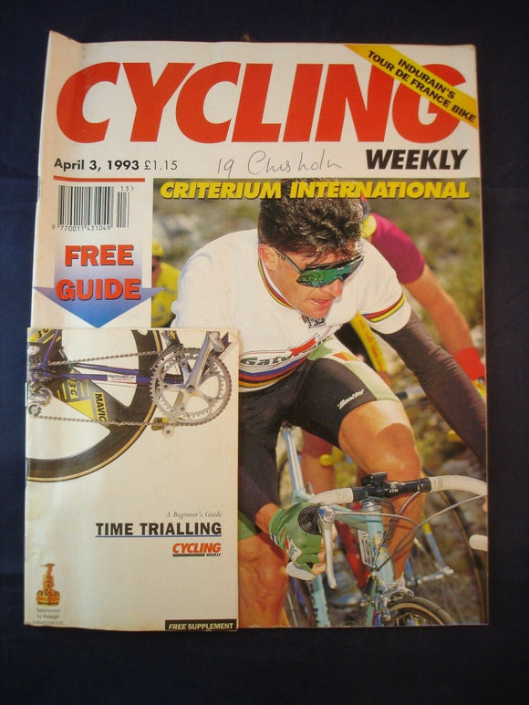 Vintage - Cycling Weekly  - 3 April 1993 - Birthday gift for the Cyclist