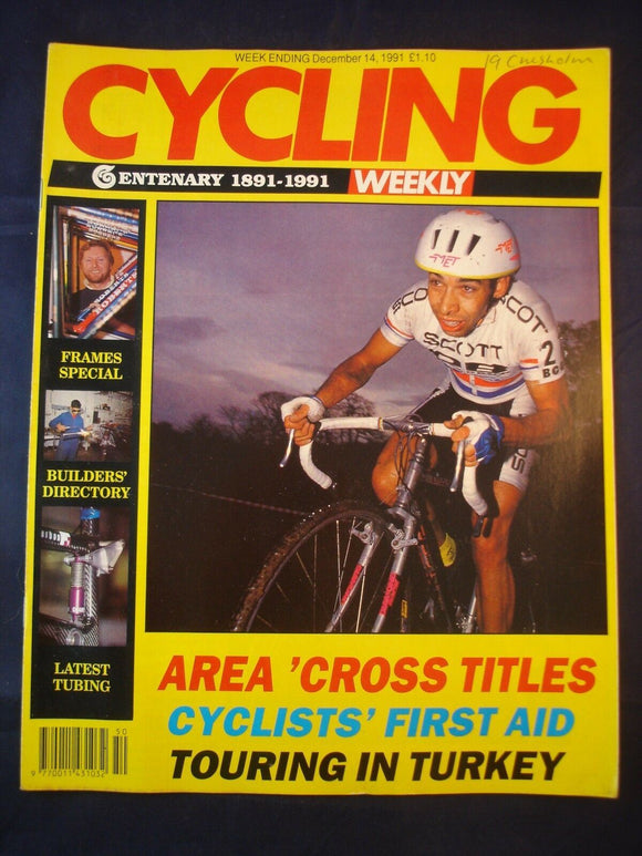 Vintage - Cycling Weekly  - 14 December 1991 - Birthday gift for the Cyclist