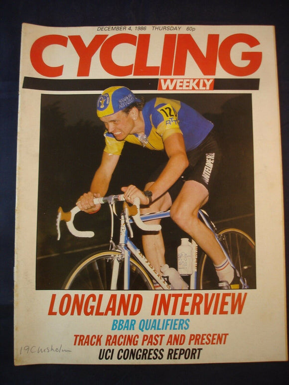 Vintage - Cycling Weekly  - 4 December 1986 - Birthday gift for the Cyclist