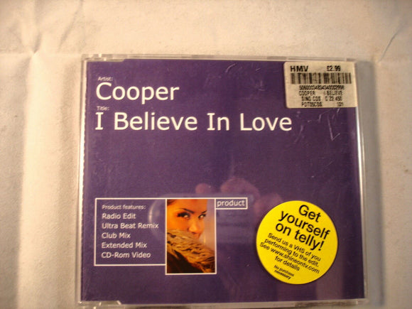 CD Single (B3) - Cooper - I believe in love - PDT05CDS