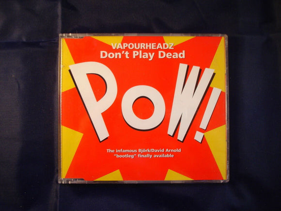 CD Single (B3) - Vapourheadz - don't play dead - POW001CD
