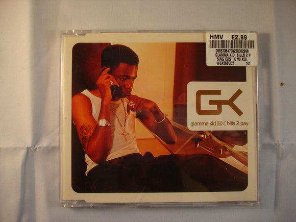 CD Single (B3) - Glamma Kid - Bills 2 pay - WEA268CD2